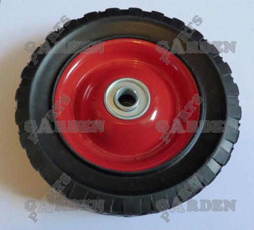 UNIVERSAL RAD 150mm METALL, LAGER auf Welle 12,7mm, GUMMIREIFEN